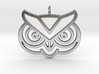 Owl Head Pendant 3d printed 