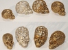 Voronoi Human Skull  3d printed 