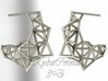  Earrings The Polygon 3d printed 