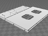 DeAgo Millennium Falcon Floor Extended 3d printed Render of the 3D model, top view