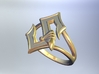 Sabaton Ring (female) 3d printed this is a rendering. real photos coming soon!