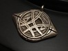 Eye Of Agamotto Keychain 3d printed Stainless Steel (front)