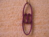 Conchoid 3 Earrings 3d printed 