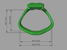 Special back KHD X3 espresso Ring Middle 40-45mm 3d printed 