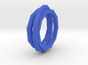 faceted ring 3d printed 