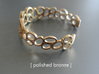 Rings and Things Bracelet 3d printed 