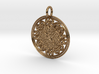 Celtic Shield pendant (precious metals) 3d printed 