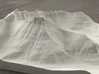 8'' Mt. Wilbur, Montana, USA, Sandstone 3d printed Radiance rendering of model, viewed from the South.