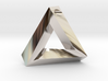 Penrose Triangle - Pendant (3.5cm | 3.5mm hole) 3d printed 