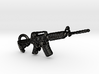cool m4 carbine gun keyring 3d printed 
