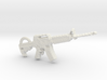 cool m4 carbine gun keyring 3d printed 