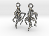 Nodulated Root Earrings - Science Jewelry 3d printed 