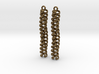 Trimeric coiled coil earrings 3d printed 