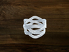 Turk's Head Knot Ring 4 Part X 4 Bight - Size 7 3d printed 