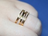 Abstract Lines Ring - US Size 12 3d printed 