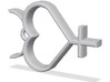 Sailor Mercury Symbol Pendant - 0.75" 3d printed 