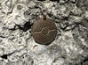 Poké Ball Keychain 3d printed Printed in Stainless Steel