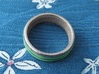 US13 O-Ring Ring: Glow (Stainless Steel) 3d printed 