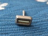 Tritium Ear Stud 1 (1.5x6mm Vial) 3d printed 