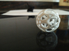 Sphere housing a cube 3d printed Powerful in white