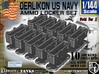 1/144 Oerlikon USN X10 Locker Open 3d printed 