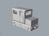 Tunneling battery locomotive H0e 3d printed narrow gauge tunneling battery locomotive H0e