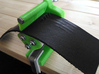 Multi Strip Lace Cutter : Base&Bar 3d printed Picture is not actual material (Green Strong & Flexible), it's a homemade sample.