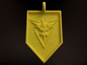 Team Instinct Badge Keychain 3d printed Yellow Strong and Flexible Polished