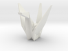 3D Origami Crane 3d printed 