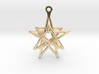 3D Printed Star in the Universe Earrings by bondsw 3d printed 