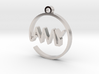 AMY First Name Pendant 3d printed 