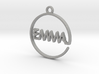 EMMA First Name Pendant 3d printed 