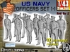 1-43 USN Officers Set1-1 3d printed 
