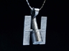 Hubble Space Telescope Pendant 3d printed chain shown for display only