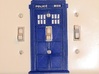 Tardis Light Switch Cover 3d printed 