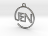 JEN First Name Pendant 3d printed 