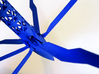 RocketCopter 3d printed The nosecone and rotor hinges in Royal Blue Strong & Flexible Polished