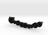 Don't blink - Necklace pendant 3d printed Gallifreyan "Don't Blink" - Black Strong & Flexible 