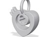 eye heart 3d printed 