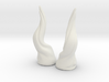 Upward Vine Horns: Small 3d printed 