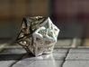 Celtic D20 3d printed Printed in Raw Silver