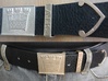 Castle belt buckle 3,7 cm 3d printed AIK bälte stål