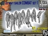 1/35 US Navy Sailors Combat SET 1 3d printed 