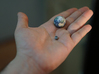 Tiny Earth & Moon to scale 3d printed 