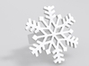 Snowflake Ring Size 7 3d printed Sample render in White