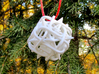 Thorn d6 Ornament 3d printed In White Strong & Flexible