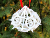 Thorn d10 Ornament 3d printed In White Strong & Flexible