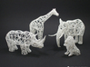 Digital Safari - Rhino (Medium) 3d printed Digital Safari Animals- Giraffe, Rhino, Elephant, Lion