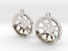 Double Seconds "essence" steelpan earrings, S 3d printed 