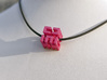 Hilbert cube ( pendant ) 3d printed strong and flexible